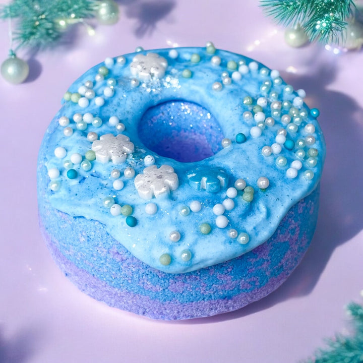 melting snowman DONUT BATH BOMB 100G