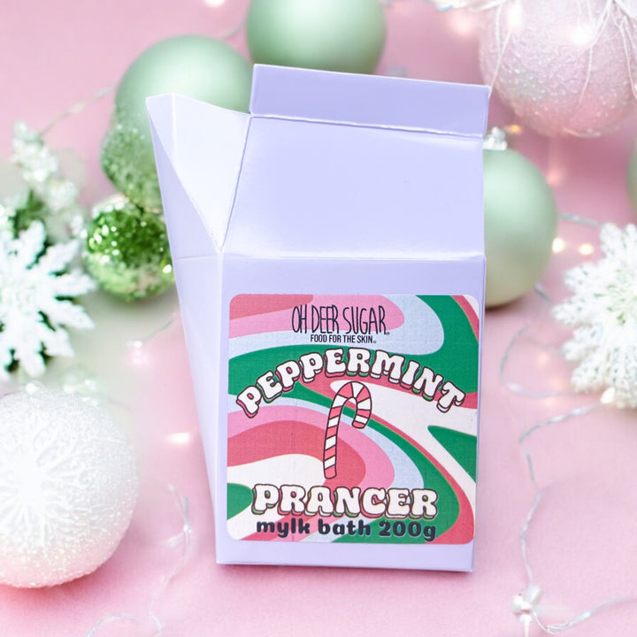 peppermint prancer MYLK BATH 200g